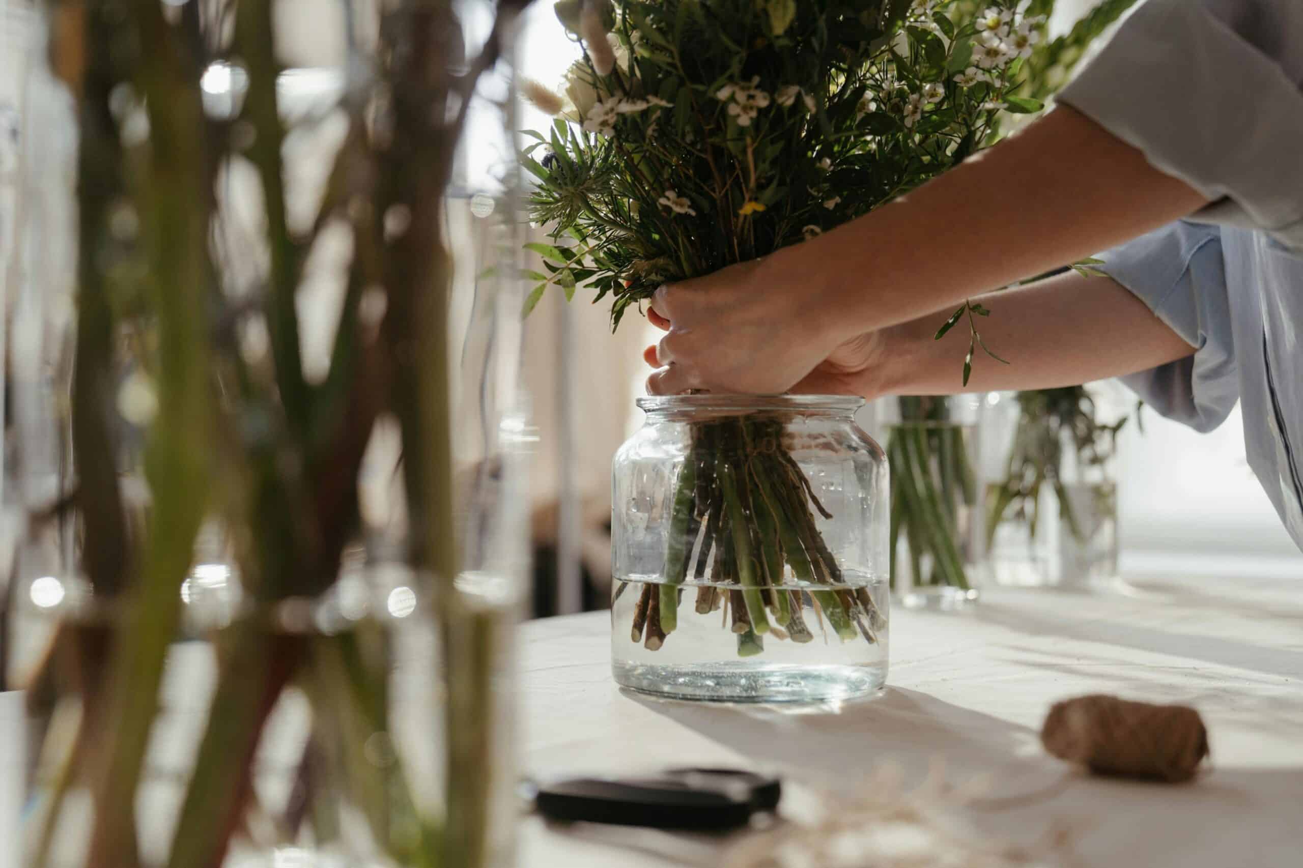 entretien bouquet de fleurs